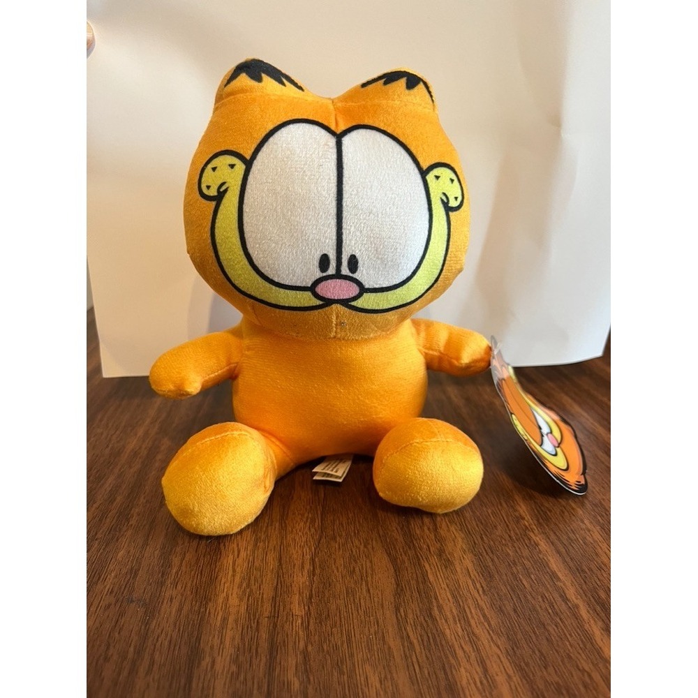 Garfield Cat Big Head Plush Animal 7" Nickelodeon 2024 Collectible Orange NWT